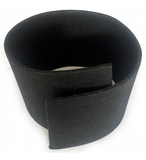 Filc techniczny 10 mm, 1300 g/m², kolor Czarny, szerokość 100 cm
