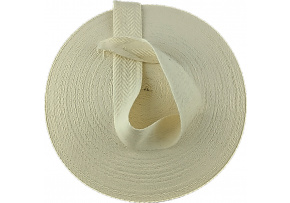 Lamówka bawełniana 30mm kolor Ecru