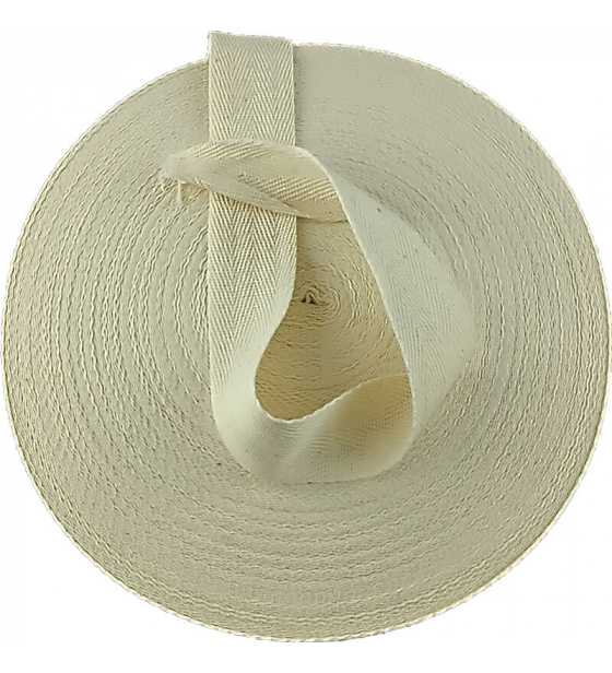 Lamówka bawełniana 30mm kolor Ecru