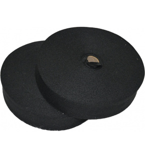 Lamówka poliestrowa 40mm kolor czarny