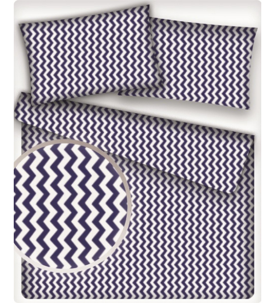 Dekorační dětské bavlněné látky metráž Cikcak barva granátová