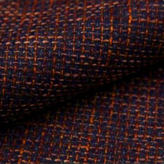 Tkanina obiciowa NEVADA kolor Czarno - pomarańczowy 21