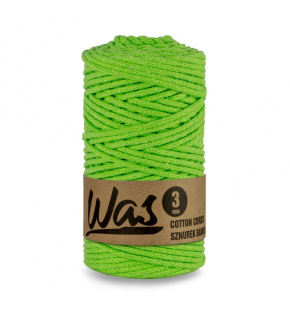 Sznurek bawełniany 3mm, 100m kolor Jasny zielony