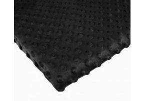 Minky z kropkami kolor Czarny