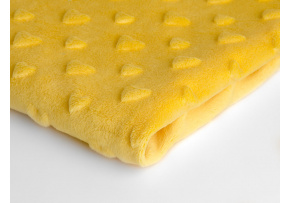 Minky serca kolor Żółty