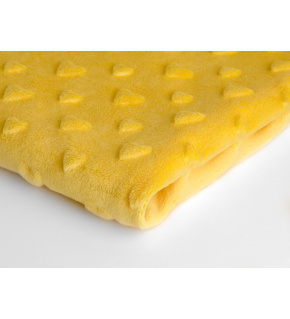 Minky serca kolor Żółty