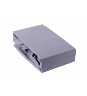 Prześcieradło jersey EXCLUSIVE z gumką 90x200 kolor Szary