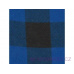 Tkanina flanela czarno-niebieska 4x4 kratka 