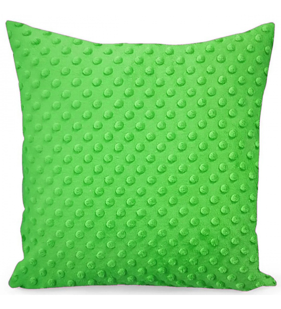 Poszewka pluszowa Minky 40x40 cm, kolor Zielony
