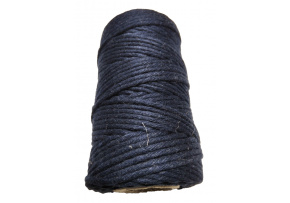 Sznurek Szpagat Bawełniany 2mm - 100g (40m) kolor Granatowy Sznurek Szpagat Bawełniany 2mm - 100g (40m) kolor Granatowy