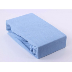 Prześcieradło frotte EXCLUSIVE z gumką 180x200 - j.Niebieski Prześcieradło frotte EXCLUSIVE z gumką 180x200 - j.Niebieski