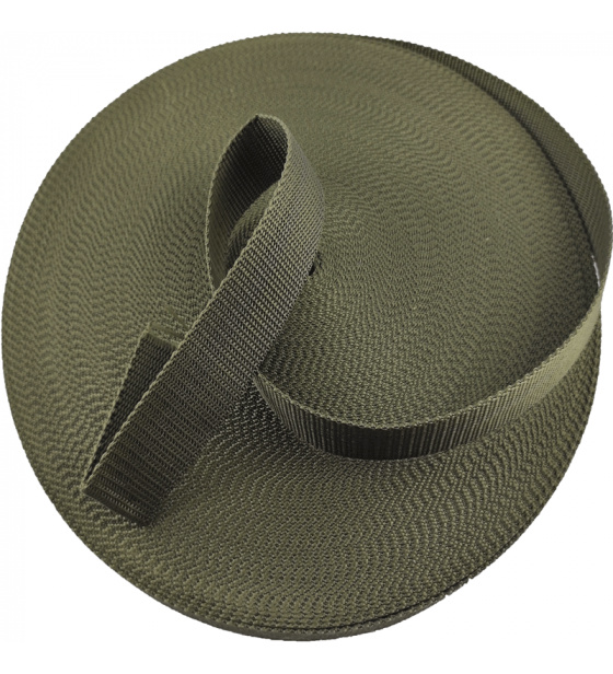 Polypropylénový popruh 40 mm khaki (balení 50 m)