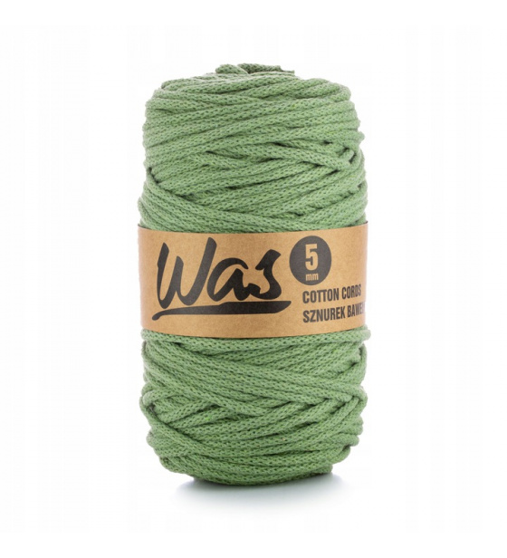 Sznurek bawełniany 5mm, 100m kolor Pistacjowy