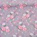 Tkanina bawełniana bukiety kwiatów na grafitowym tle 1453