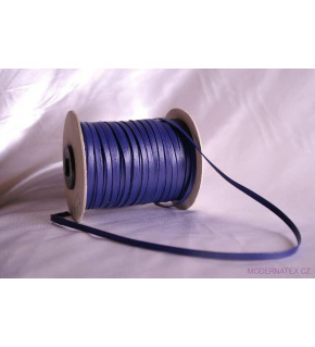 Lamówka wypustka z ekoskóry 15mm kolor granatowy Lamówka wypustka z ekoskóry 15mm kolor granatowy