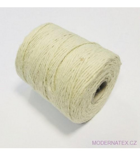 Sznurek Szpagat Jutowy 3mm - 100g (31m) kolor Biały