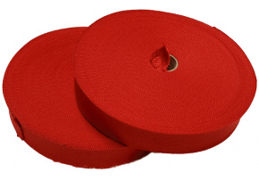 Lamówka poliestrowa 15mm kolor czerwony