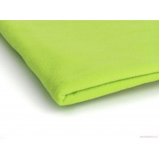 Tkanina Microfleece w kolorze limonkowym Tkanina Microfleece w kolorze limonkowym