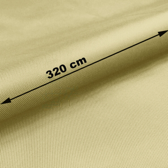 Nepromokavá látka Oxford WR Teflon, šíře 320 cm, Béžová