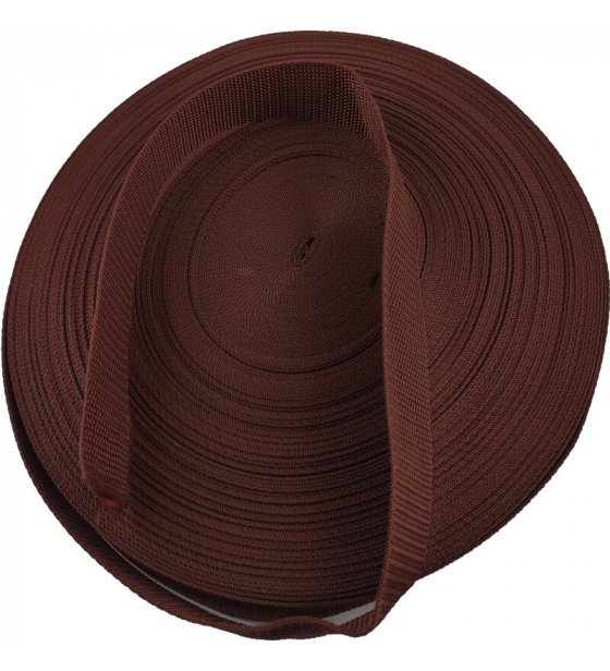 Taśma nośna 25 mm kolor Brązowy (50m)