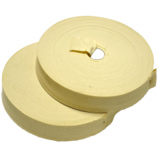 Lamówka poliestrowa ecru, 30mm Lamówka poliestrowa ecru, 30mm