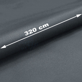 Wodoodporna tkanina Oxford Teflon, szerokość 320 cm, kolor Grafitowy