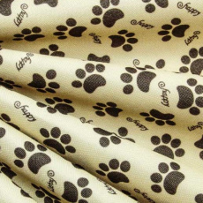 Vodu odpuzující látky kordura vzor DOG 4 barva krémová Vodu odpuzující látky kordura vzor DOG 4 barva krémová