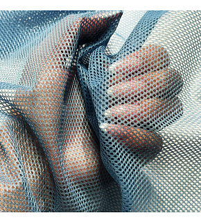 Elastyczna siatka poliestrowa Jasnoniebieska, oczka 1x1 mm- DZ-008-105 