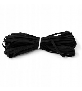 Płaska guma Czarna 5 mm, na metry Płaska guma Czarna 5 mm, na metry