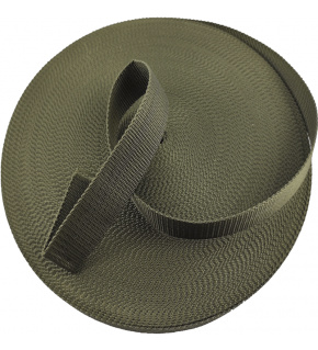 Taśma nośna 15 mm kolor Khaki (50m)