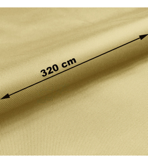 Wodoodporna tkanina Oxford Teflon, szerokość 320 cm, kolor Beżowy