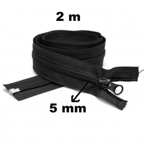 Zamek spiralny Czarny 5 mm (220 cm)