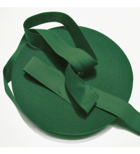 Lamówka poliestrowa 25mm kolor zielony