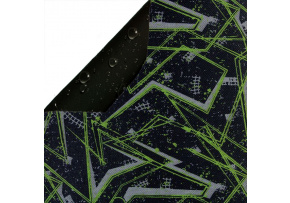 Tkanina wodoodporna KODURA wzór Abstrakcja w kolorze zielonym Tkanina wodoodporna KODURA wzór Abstrakcja w kolorze zielonym