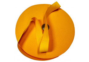 Lamówka poliestrowa 20mm kolor żółty Lamówka poliestrowa 20mm kolor żółty