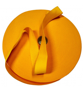 Lamówka poliestrowa 20mm kolor żółty