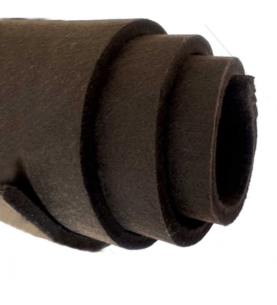 Filc techniczny 10 mm kolor Brązowy, szerokość 150 cm