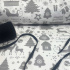 Tkanina bawełniana świąteczna wzór Merry Christmas 2