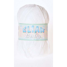 Włóczka Elian Baby 208 kolor biały Włóczka Elian Baby 208 kolor biały