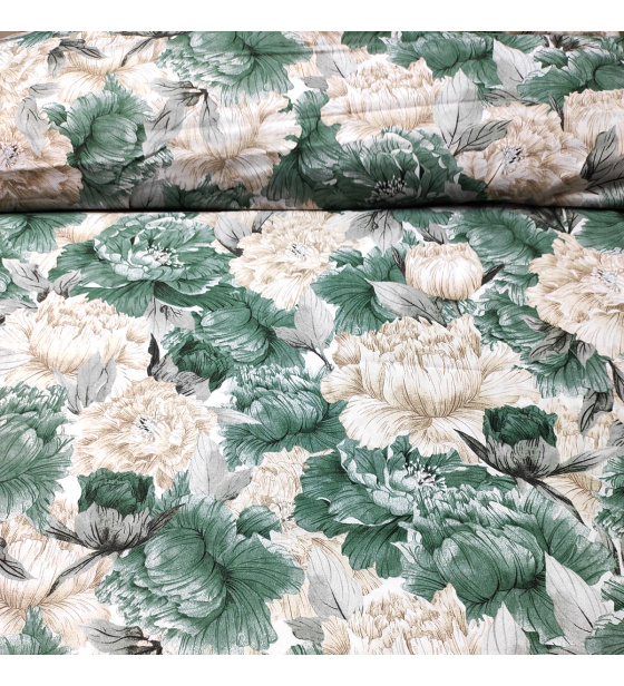 Bavlněná-látka-vzor-Pionie-2-Vintage-111