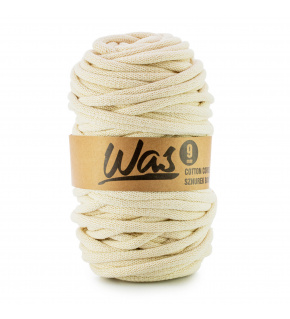 Sznurek bawełniany 9mm, 50m kolor Kość słoniowa