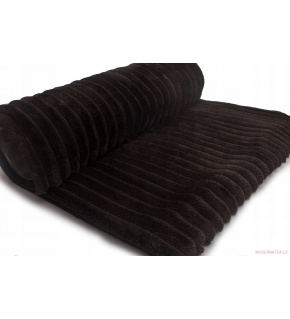 Minky paski kolor Czarny