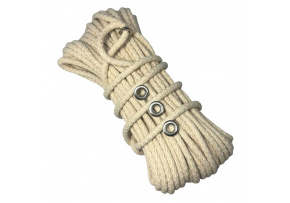 Lina Bawełniane-Poliesterowa 9 mm x 25 m, kolor bežowy