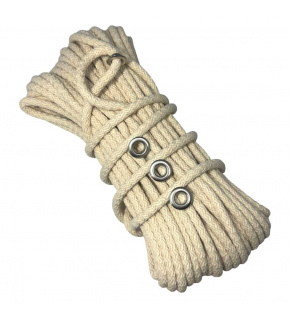 Lina Bawełniane-Poliesterowa 9 mm x 25 m, kolor Bežowy