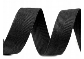 Lamówka bawełniana 20mm kolor czarny