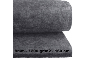 Filc techniczny 9 mm kolor Szary, szerokość 160 cm Filc techniczny 9 mm kolor Szary, szerokość 160 cm