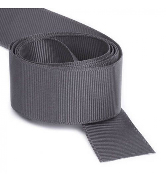 Taśma Rypsowa 30mm kolor grafitowy, rolka 50m