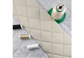 Ekoskóra Pikowana Ultradźwiękowo kolor Ecru