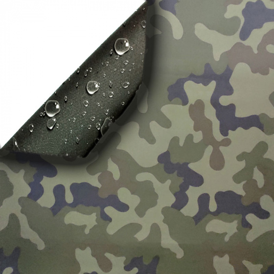 Vodotěsné látky CORDURA-96 military, moro