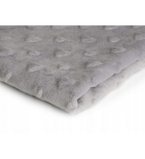 Minky serca kolor j.Szary